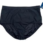 Last chance…Shape Solver Bikini Bottom Brief Swimsuit Swim Tummy Control 22W New Black Photo 0