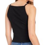Old Navy NWT  Womens Black Rib‎ Knit Cami Tank Top Cropped Sleeveless Size XL Photo 1