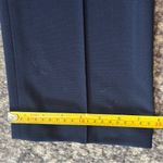 Theory  Women’s 8 Navy Blue Hartsdale K Oxford Knit Mid Rise Straight Crop Pants Photo 13