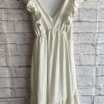 Kaileigh  Women’s White Eyelet Ruffle Cottagecore Dress Size XS Photo 0