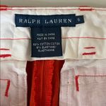 Ralph Lauren Suede Patched Chinos Orange Size 6 - Fair Condition Photo 3