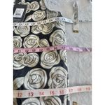 Who What Wear Women's Blouse Sz Medium Sleeveless Semi Sheer Rosebud Brocade Photo 14