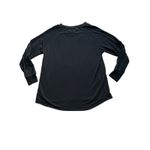 LAKE Pajama Night Shirt Top Womens Large Black Long Sleeve Lounge Casual Modal Photo 6