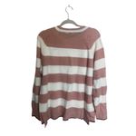 Lush Clothing Lush Nordstrom Mauve Cream Long Sleeve Sweater Size‎ Medium New without Tags Photo 3