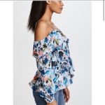 Tanya Taylor NWT  watercolor daisy silk blouse Photo 1