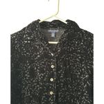 Corbin Collection Silk Blend Velvet Burnout Button Photo 2