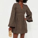 Tuckernuck  Hyacinth House Brown Flare Sleeve Mini Dress Photo 2