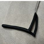 ZARA : Tan and Black Leather Trim Long Cardigan Photo 6