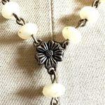 Lucky Brand lariat beaded flower necklace Photo 2