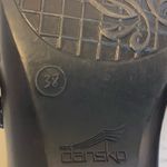 Dansko  Dani Black Patent Leather Strappy Wedge Sandals Women's Size 38 Boho Photo 6