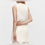 Massimo Dutti Women’s Sleeveless Textured Knit Tank Top Beige Photo 2