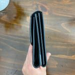 St. John Vintage  Black Leather Women's Wallet Bifold Photo 6