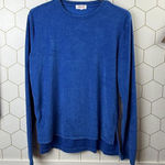 Goldie Velour Blue Long Sleeve T-Shirt - Size - XS Photo 0