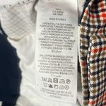 Boden 7/8 plaid orange brown pants size 6 petite Photo 7