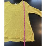 Moth Mila Linen Blend Pullover Sweater XS‎ Yellow Gold Anthropologie Lightweight Photo 9