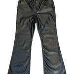 Gap  ‘70s Flare High Rise faux leather pants 10 petite Photo 0