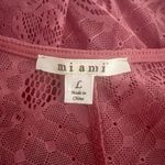 Miami Women’s Pink Lace Cover Up Size L Photo 3