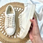 Sam Edelman Ethyl White Leather Low Top Fashion Sneakers Size 6.5 Photo 1