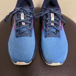 Brooks  Launch 10 Peacock Marina Blue Pink Glo Lace Up Running Shoes 9 B Womens Photo 4