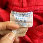 Champion  Women's reverse weave  Red Hoodie size large Photo 3