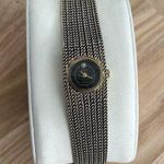 Bulova  Ladies Watch Rare Vintage Mesh Bracelet Diamond in Black Dial Photo 0