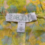 Abound NWT  Pastel Yellow Tarry Floral Lightweight Mini Skirt Size 3X Photo 5