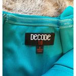 Teal Blue Strapless Prom Dress with Beading Size 2 Photo 2