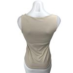 ZARA Women's Beige Tan Sleeveless Scoop Neck Slim Fit Pullover Tank Top Size M Photo 1