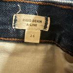 Madewell Rigid Denim A-Line Short Mini Skirt 26 Women’s Blue M2227 Photo 4