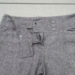 Larry Levine  Cropped Linen Trouser Fit Capris  | Linen Capri Pants Photo 5