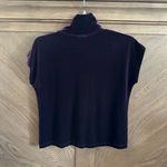 Chico's Womens Sweater Purple Velvet Pullover Aspen Mock Neck Size 3 Photo 1