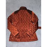 Vince Camuto  Diamond Quilted Full Zip Jacket Rust Orange Size Large Photo 4