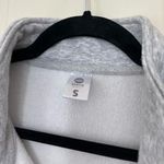 Senita Athletics Hailey Crop Quarter Zip Pullover Grey Fleece Lined ~ Size Small Photo 5