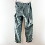 American Eagle  High Rise Straight Leg Cargo Pants Green 4 Photo 7