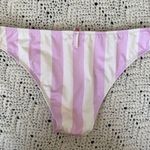 Solid & Striped Elle Striped Purple Bikini Bottoms Belt Loops (Medium) Photo 1