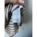 Velvet by Graham & Spencer Zabrina Textured Pink & Gray Stripe Bell Sleeve Top Photo 4