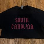 South Carolina Gamecocks Cropped Tee Black Size M Photo 0