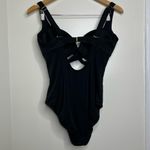 Swimsuits for All One Piece Cut Out Black Swimsuit Women’s Sz 12 Underwire Cups Photo 3