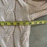Dover Saddlery Cream Cable Knit Turtleneck Sweater (867) Photo 8