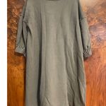 Free People FP BEACH () Coastline Cozy Midi Dress Slouchy Oversized Size M Pocket Photo 5