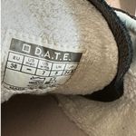 D.A.T.E. Curve Glitter Sneakers Women's 7 Black Leather Leopard Print Low Top Photo 4