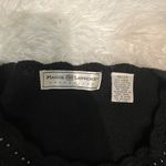 Vintage Maggie Lawrence black beaded long sleeve sweater top shirt size 18 Photo 7