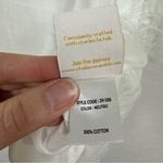 Verandah White Cotton Boho Swimsuit Coverup Womens OS Beachy Embroidered Dress Size M Photo 7