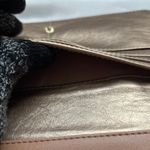 None Beige Wristlet Clutch EUC Photo 4