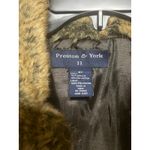 Preston & York  Faux Fur Vest Brown Full Zip Lined Coat Cozy Jacket - Sz 2X Photo 8