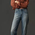 Triarchy  Birkin mid rise straight leg jean 26 Anthropologie Photo 0