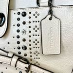 Coach  Mercer Studded Bandana Rivets 2-Way Satchel 30 Photo 6