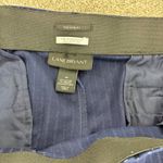 Lane Bryant Lane Bryant The Ashley Modernist Collection Blue Pinstripe Crop Pants Size 28 Photo 3