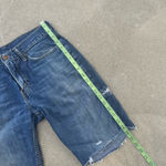 Levi's Levi Size 31 Distressed Denim Cutoff Shorts with Frayed Hem Jean Shorts Jorts Photo 3
