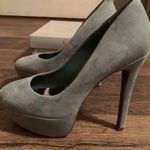 Jessica Simpson “Devin” Platform Heels Size 7 Seafoam Green Suede NEW Photo 5